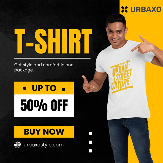 50% Off Printed T-Shirts – Shop Urban Street Style at Urbaxo