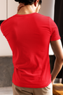 TUY Higher Life Regular Fit Red T-shirt