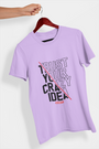 TUY Crazy Idea Regular Fit Lavender T-shirt