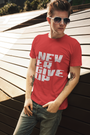 TUY 'Never Give Up' Regular Fit T-shirt