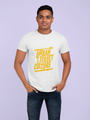 TUY 'Future Is Nasty' Regular Fit White T-shirt