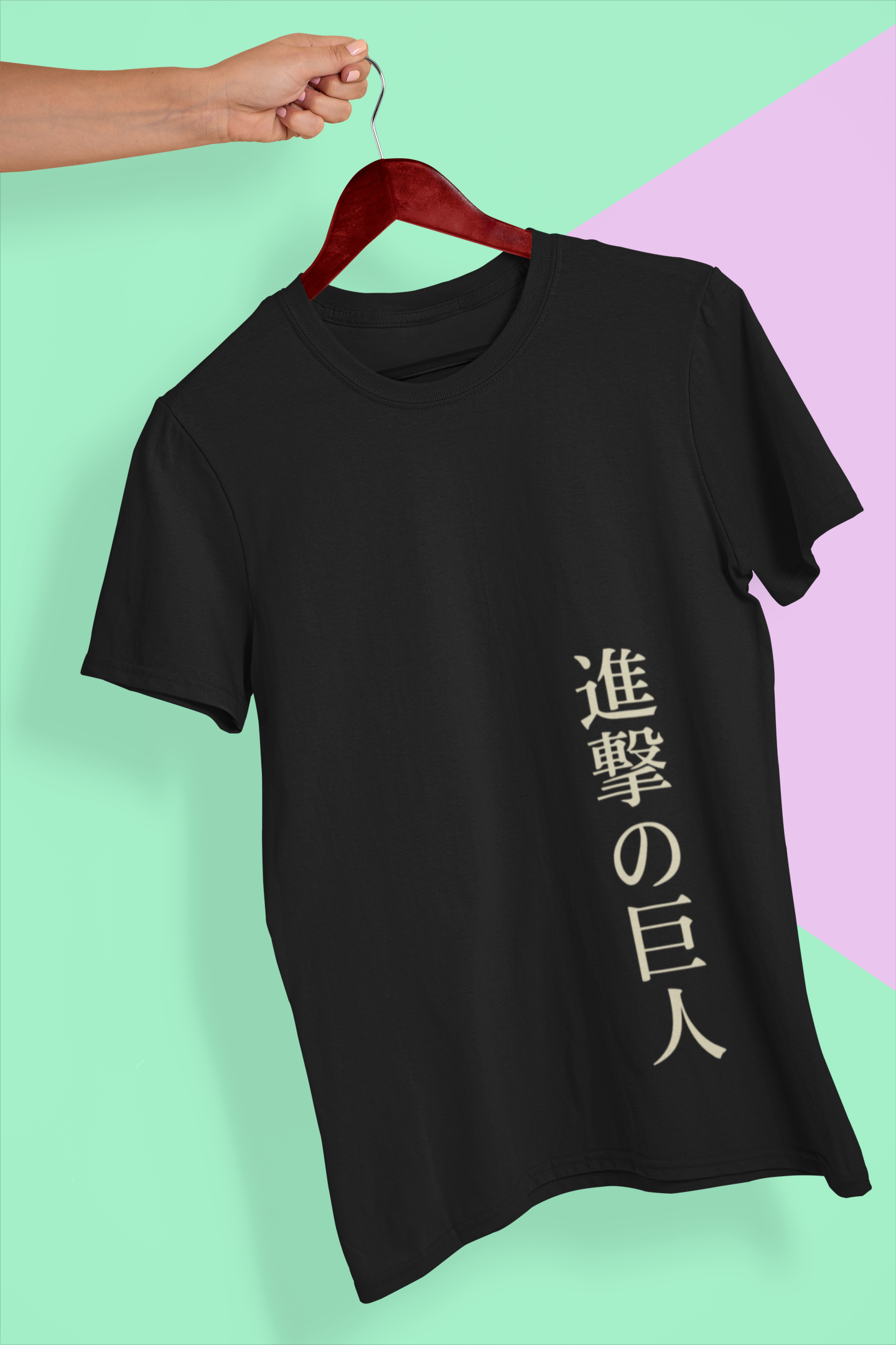 Front and back anime graphic T-shirt by Urbaxo, oversized fit, bold design — now available at 50% off for a limited time.