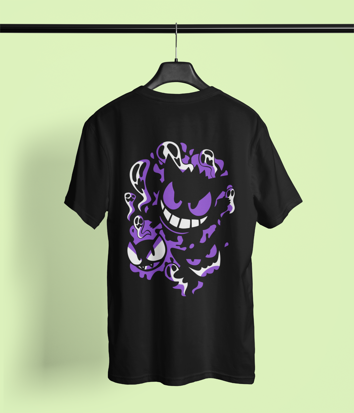 Standout Urbaxo oversized T-shirt with a bold monster graphic on both the front and back, designed for those who love streetwear with an adventurous edge