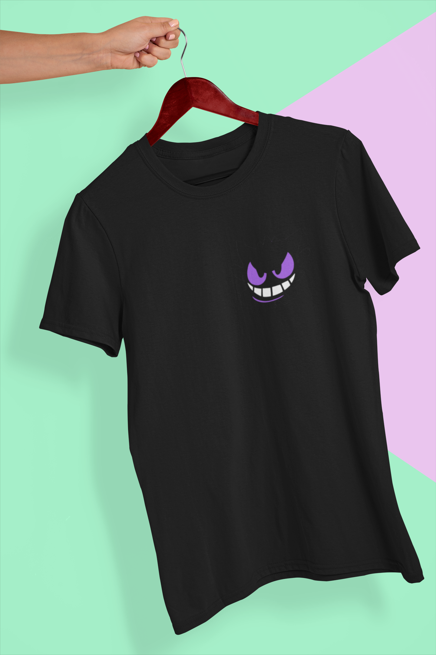 Oversized T-shirt by Urbaxo featuring a fierce monster design across the front and back, delivering an edgy, street-ready look with a relaxed fit