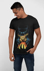 Bring the heat with the TUY 'Fire' Regular Fit T-shirt in Urbaxo, showcasing eye-catching flames and a comfortable, versatile fit for casual outings