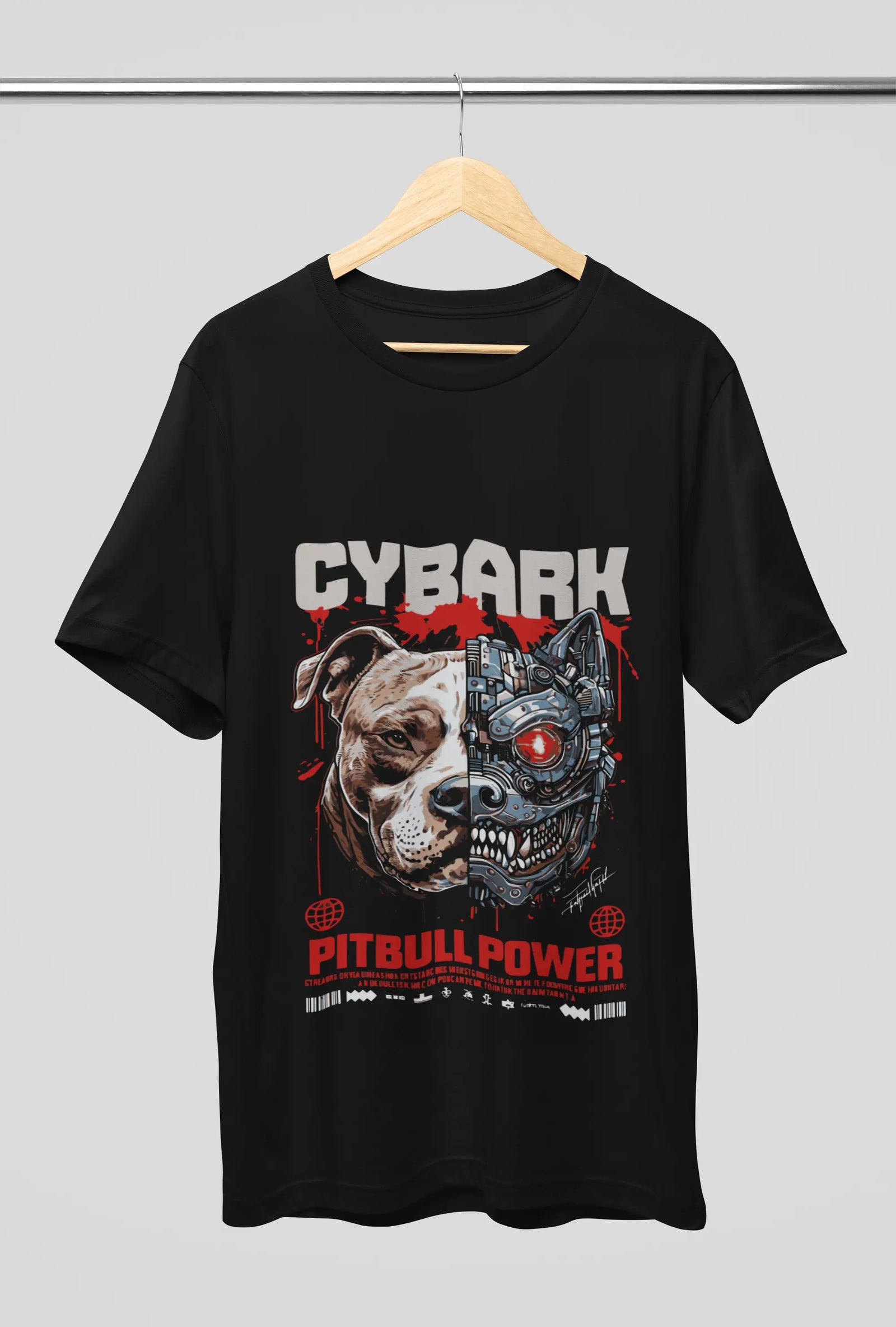 The TUY 'Pitbull' Regular Fit T-shirt in Urbaxo blends fierce pitbull graphics with a classic fit, perfect for making a bold style statement in casual settings