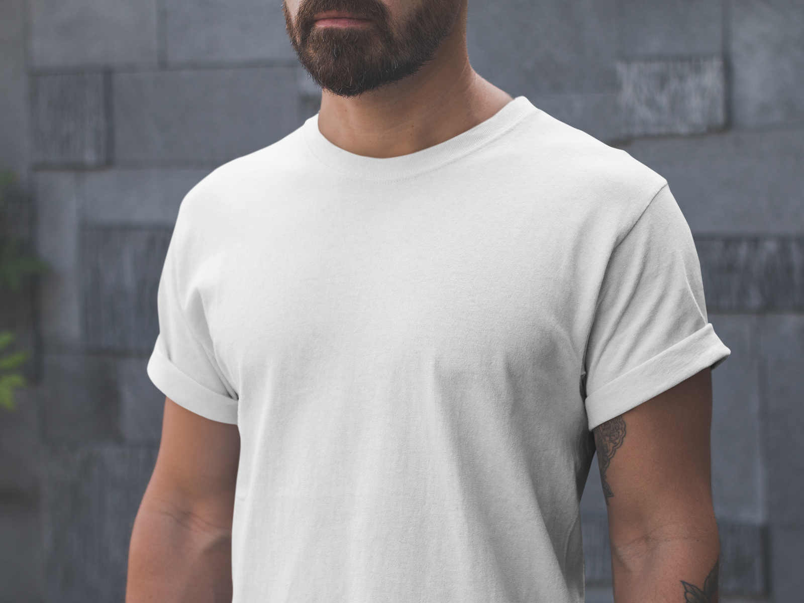 Solid White Classic Fit Tshirt